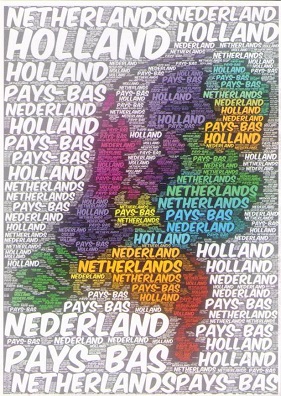 Greetings from Holland, map