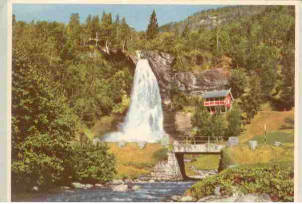 Steinsdalsfossen Waterfall (Norway)