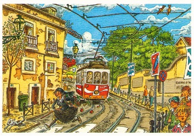 Lisboa: Electrico no. 28