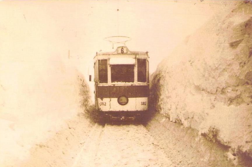 Regia Autonoma de Transport Bucuresti – Iarna 1954