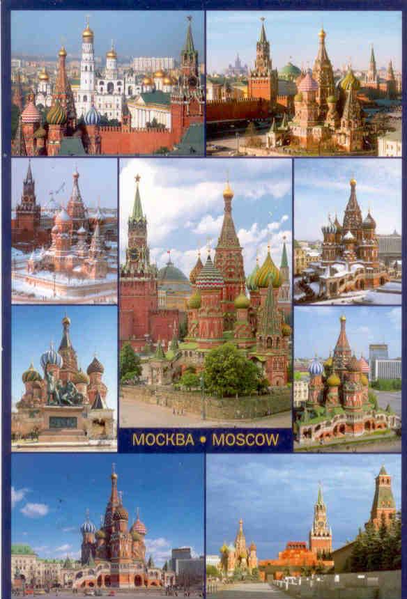 Moscow, Red Square and St. Basil’s Cathedral