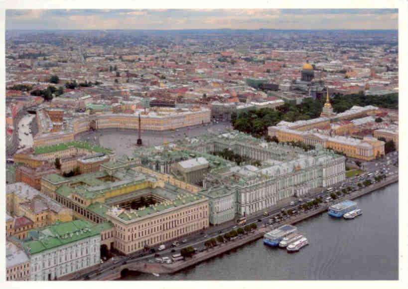 St. Petersburg, aerial view