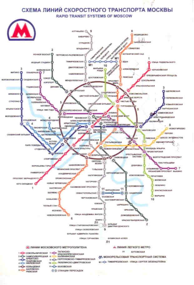 Rapid Transit Systems of Moscow