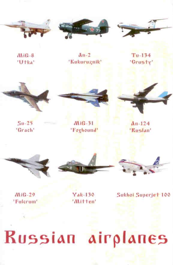Russian Airplanes