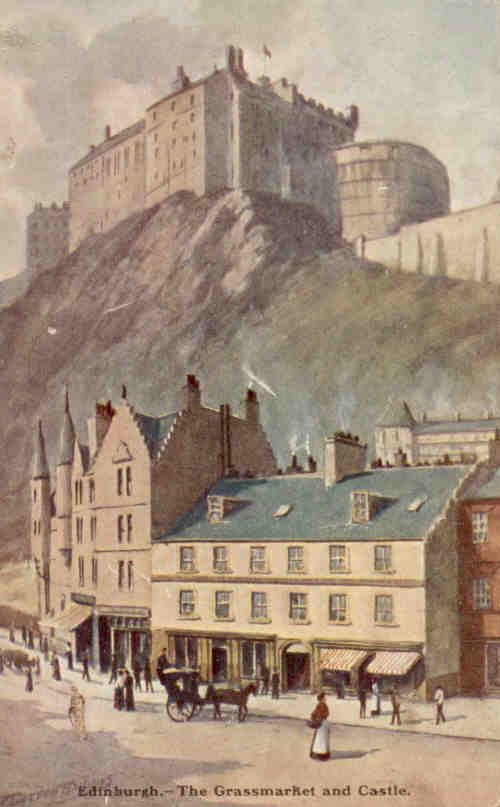 Edinburgh, The Grassmarket and Castle