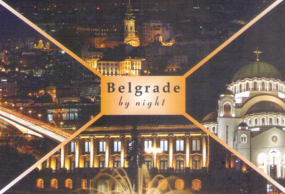 Belgrade by night