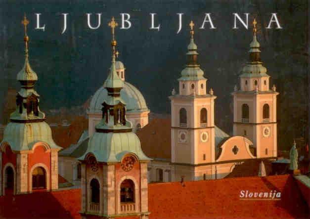 Ljubljana, Belltowers of the Franciscan Church