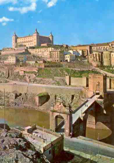 Toledo, Alcantara Bridge and Alcazar