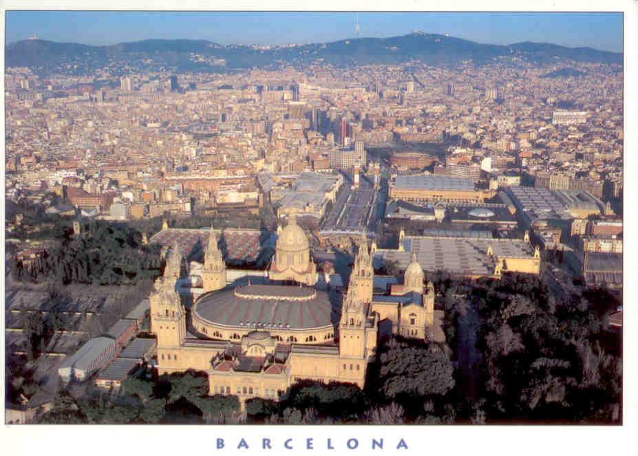 Barcelona, aerial view