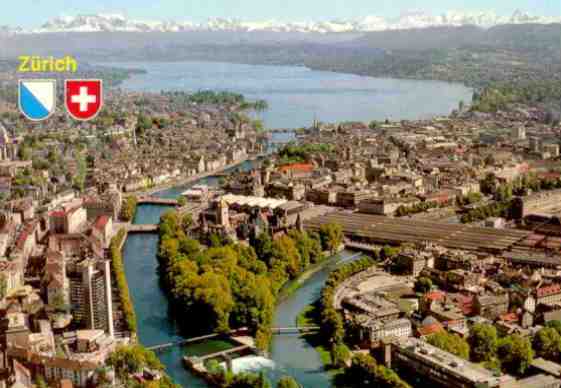 Zurich, aerial view