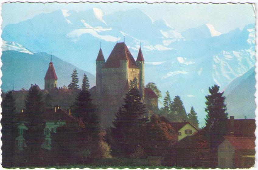 Castle of Thoune with Blumlisalp