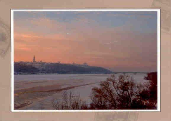 The Dnieper River in Winter