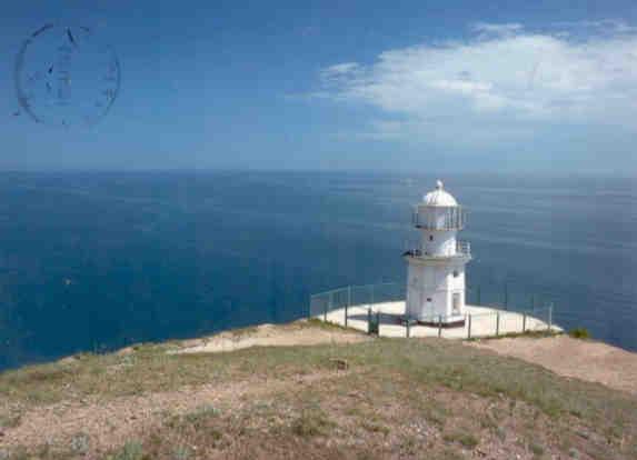 Lighthouse at Cape Meganom, Black Sea