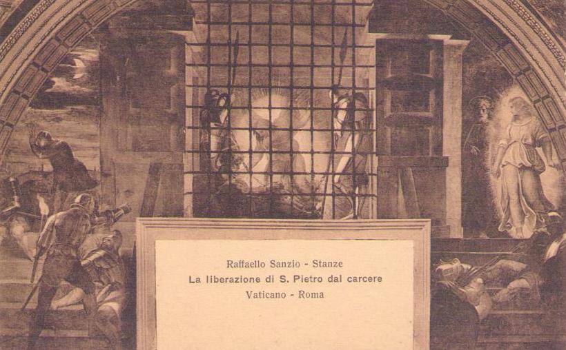 La liberazione di S. Pietro dal carcere (Raffaello Sanzio – Stanze)