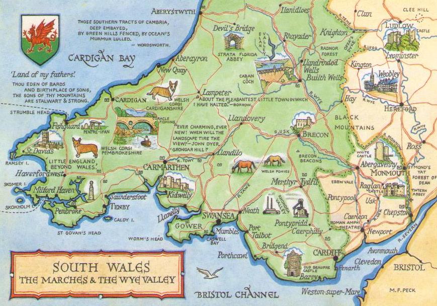 South Wales, The Marches and the Wye Valley
