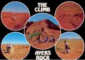 Ayers Rock, the climb (Australia)