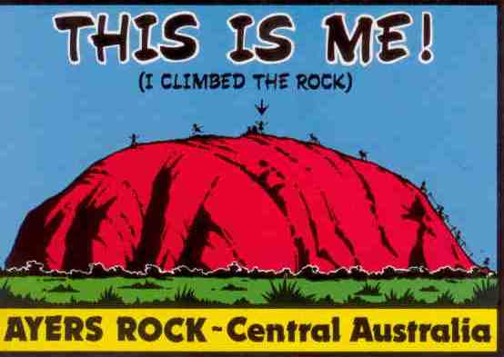 This is me, Ayers Rock (Australia)