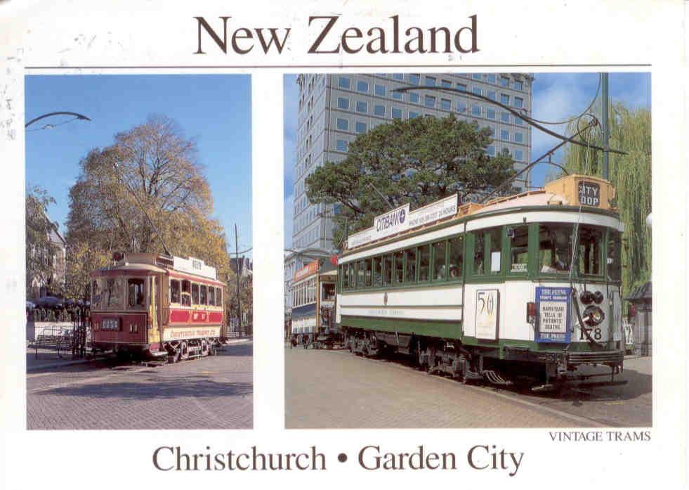 Christchurch, Vintage trams