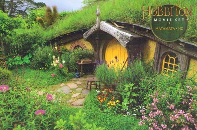 Matamata, Hobbiton Movie Set, daytime