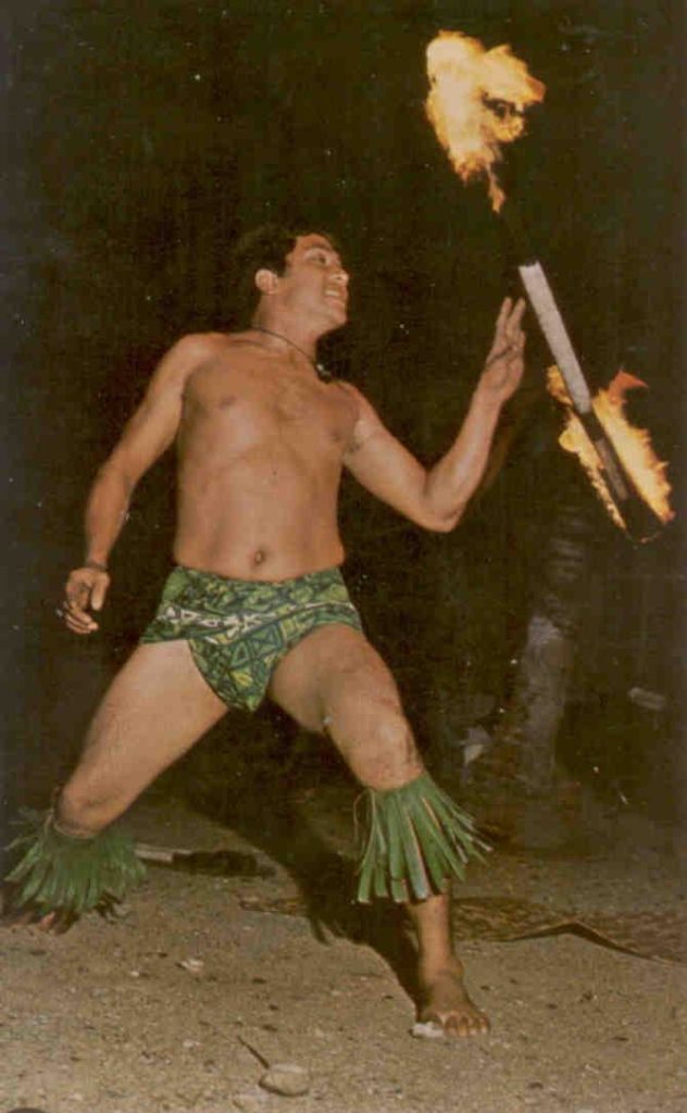 Samoan Fire-Knife Dancer