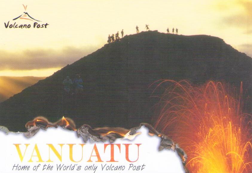 Volcano Post – Hi from Mt. Yasur on Tanna Island