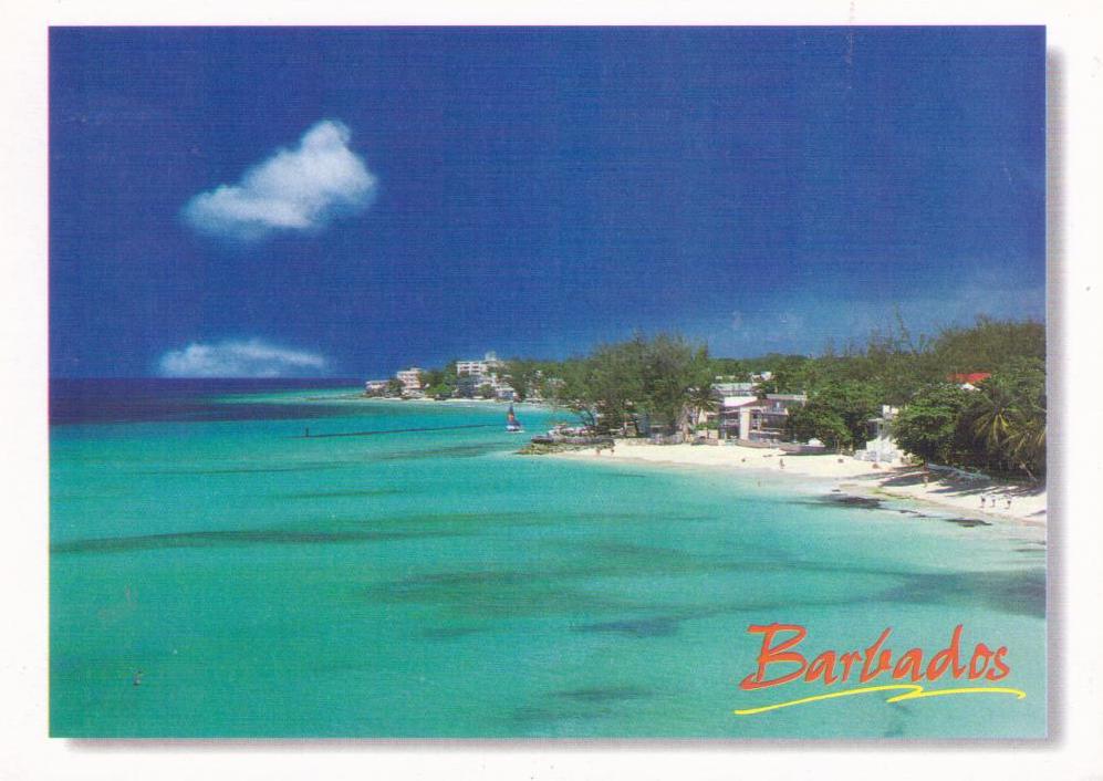 Greetings from Barbados, Worthing Beach