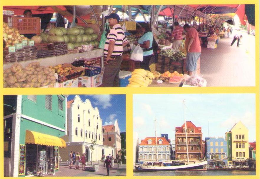 Curaçao, Punda: Floating Market & Handelskade