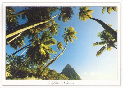 Soufriere, View of the Majestic Piton