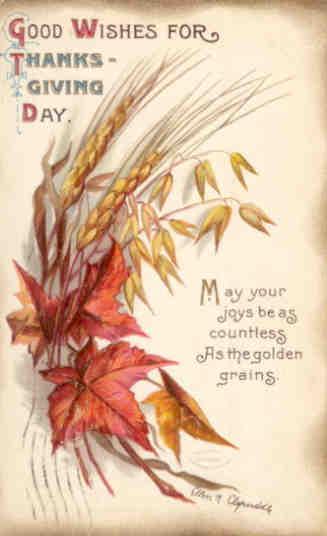 Good Wishes for Thanksgiving Day (USA)