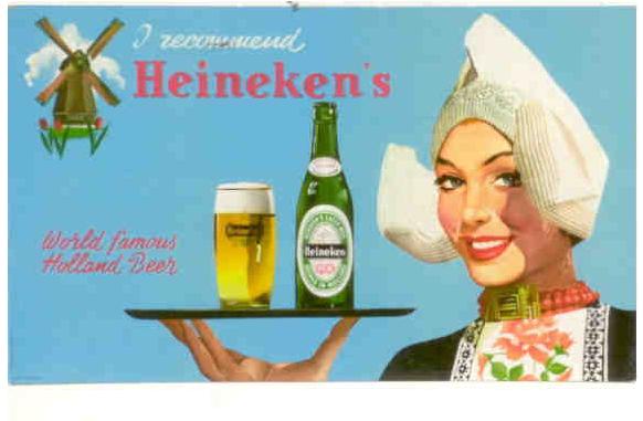 Heineken’s ad, early 1950s