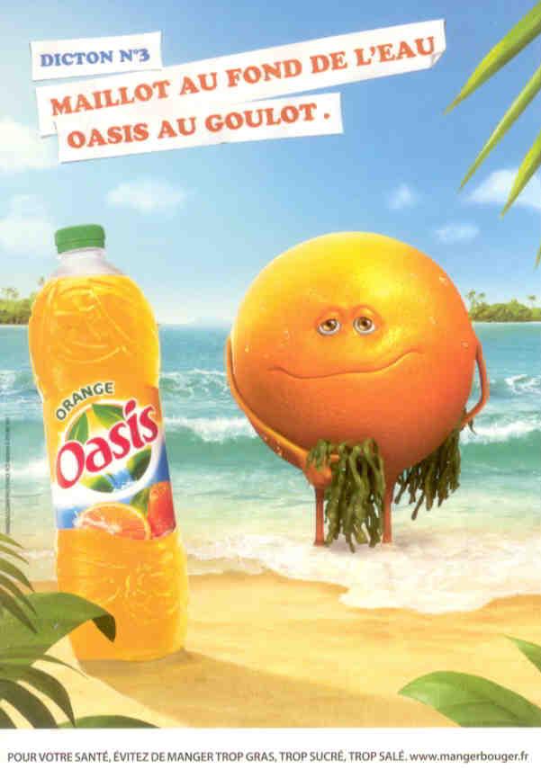 Oasis Orange Drink (France) – Global Postcard Sales