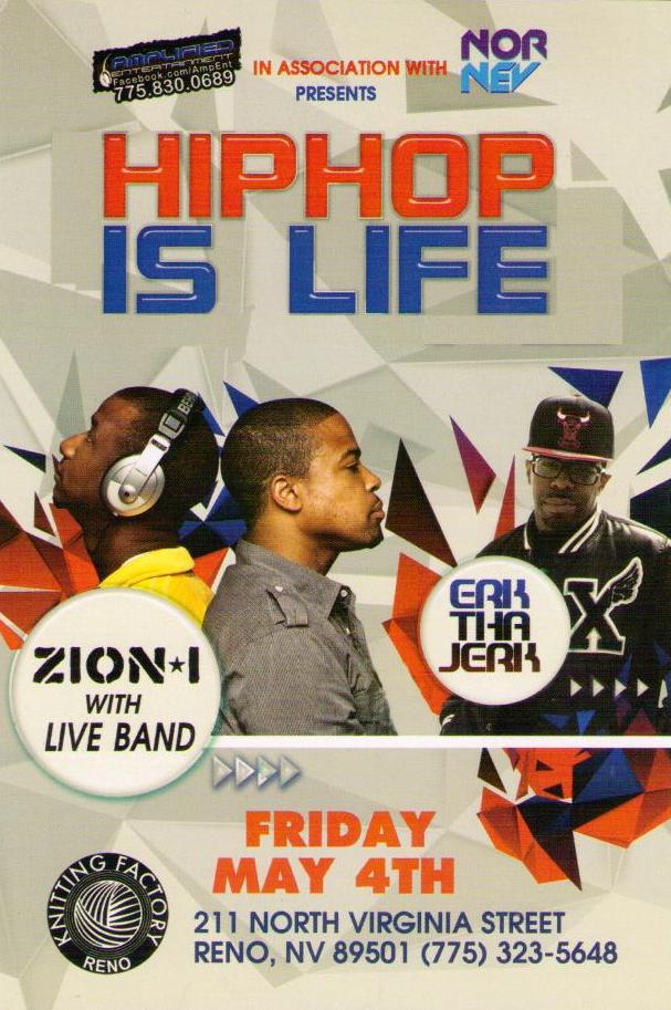 Hiphop is Life (Nevada, USA) (not a postcard)