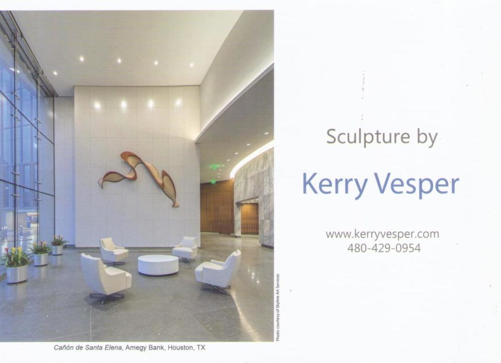Sculpture by Kerry Vesper (USA)