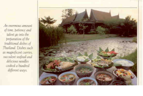 Thai Airways, traditional dishes