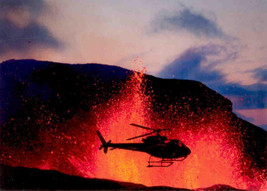 Volcanic eruption on Fimmvörðuháls (Iceland)