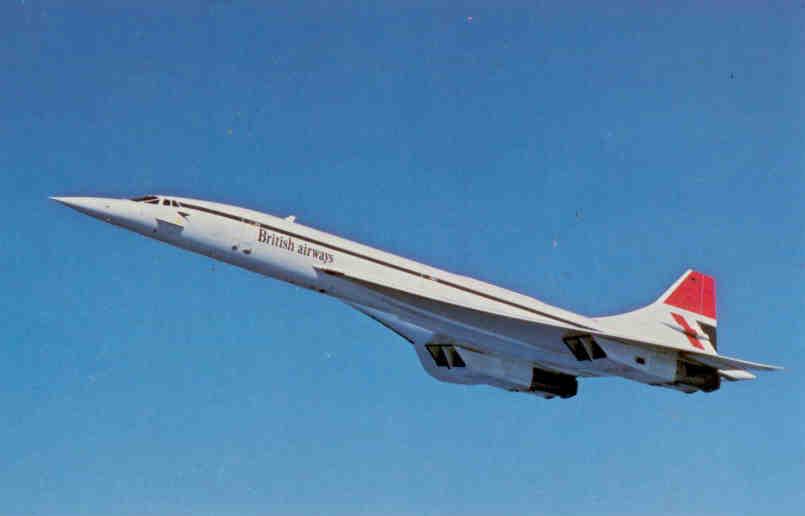 British Airways Concorde in Flight