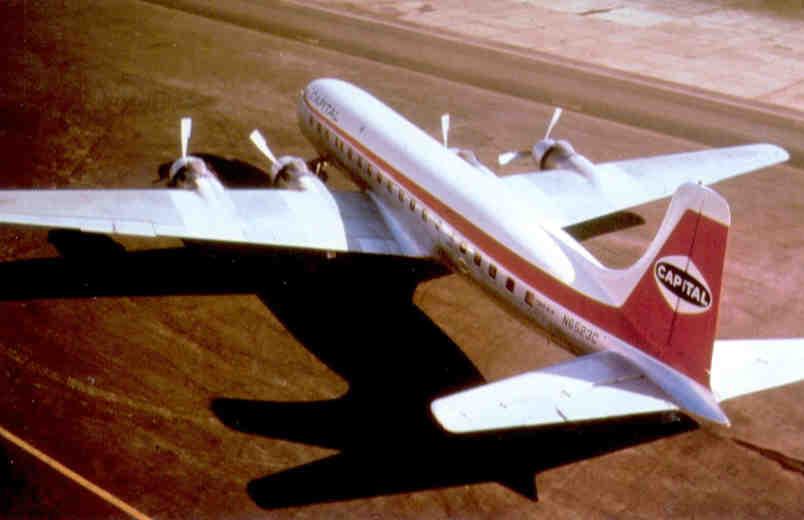 Capital Airlines, Douglas DC-6B (N6523C)