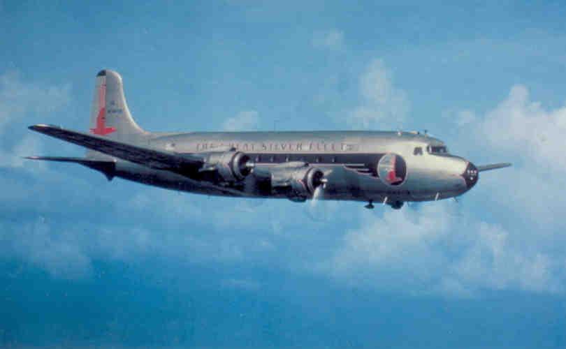 Eastern Airlines, DC-4 (facing right)