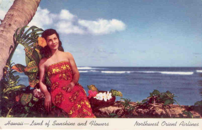 Hawaii – Land of Sunshine and Flowers, Northwest Orient Airlines