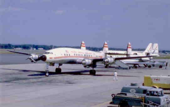 TWA Constellation in 1955