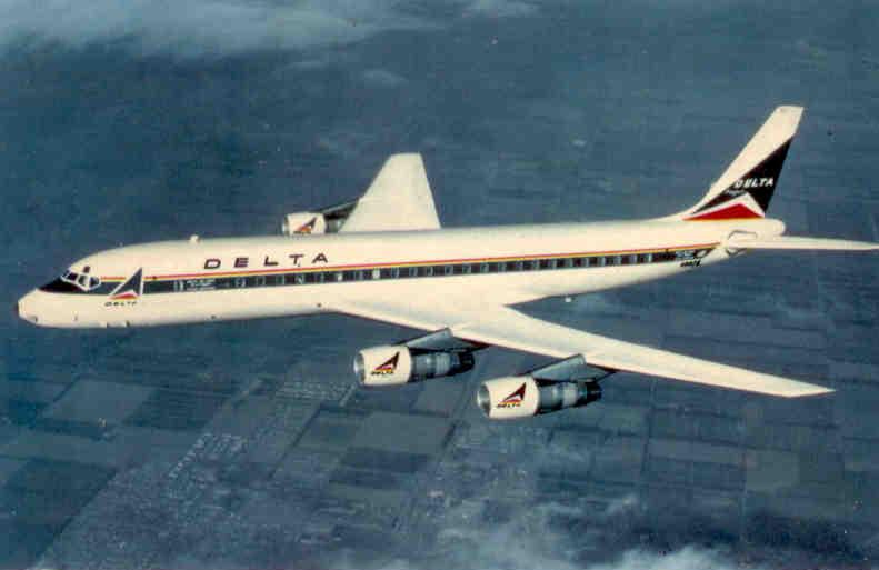 Delta Airlines, Douglas DC-8 Fanjet