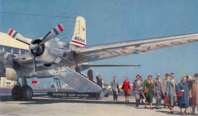 United Airlines, DC-6 (N37559)