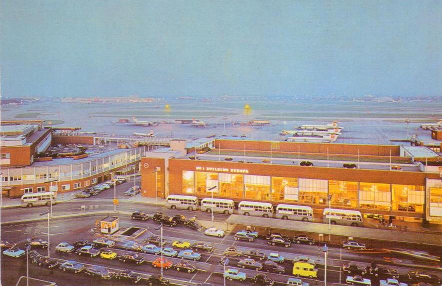 London Airport at Dusk (England)