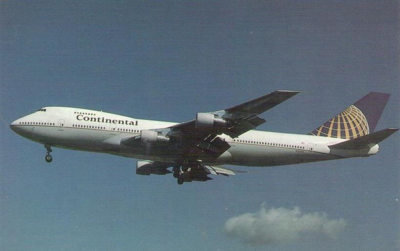 Continental Airlines, Boeing B-747-243B (N33021)