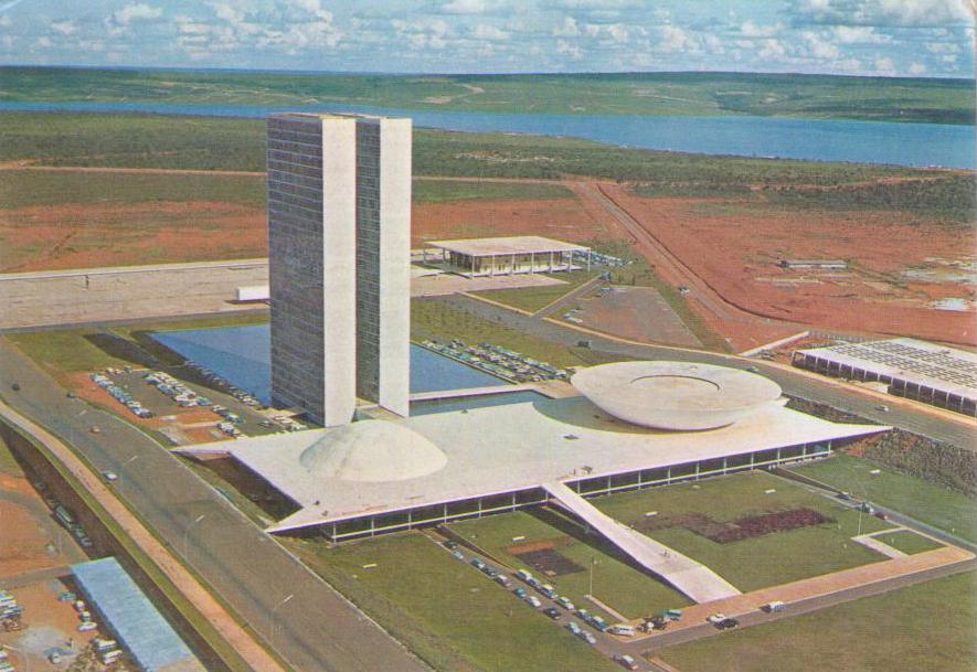 Brasilia – DF – Air view of the congress (Varig) (Brazil)
