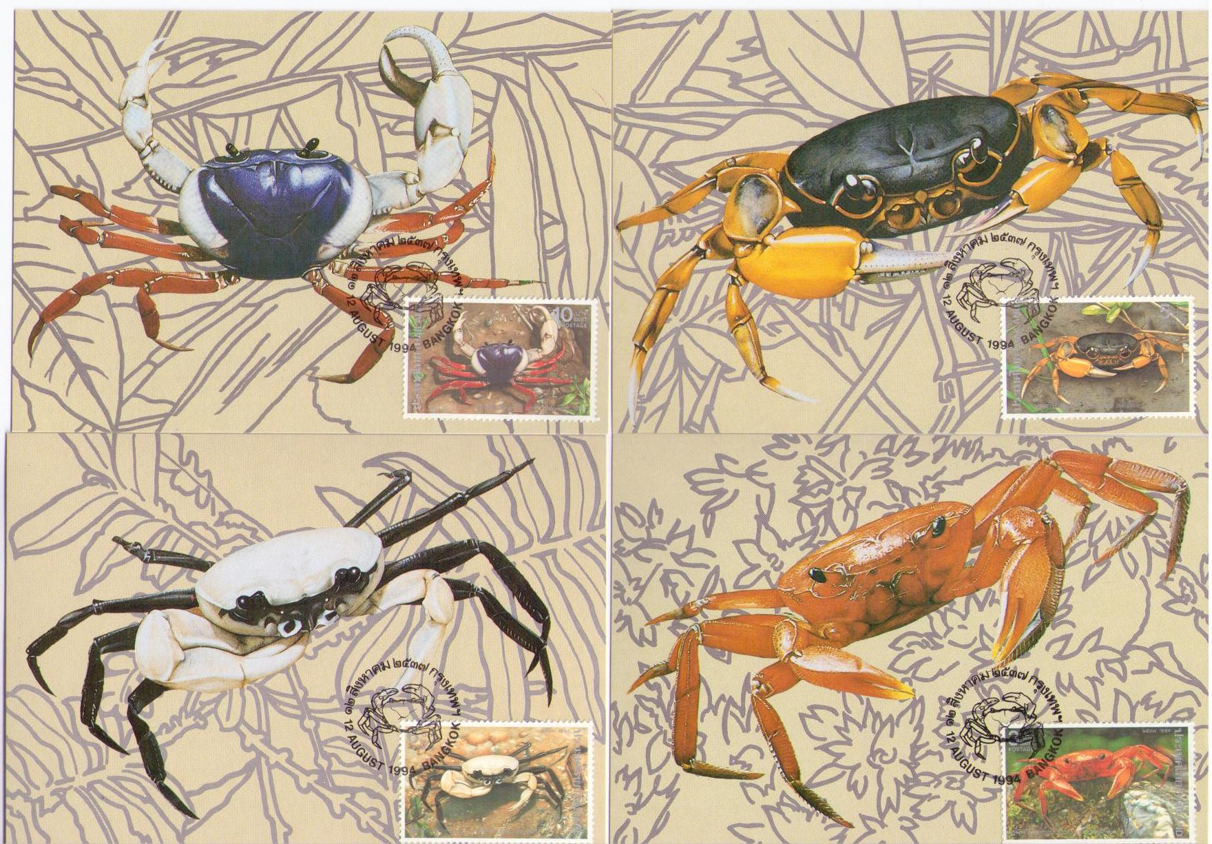 Crab (2nd Series) (Maximum Cards) (Thailand) (set)