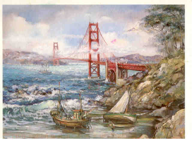 San Francisco by Brunet, Golden Gate