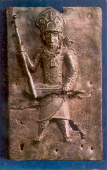 Warrior Attendant Plaque, Nigeria (Cleveland)