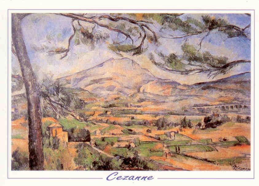 La Montagne Saint-Victoire au grand pin (Paul Cezanne)