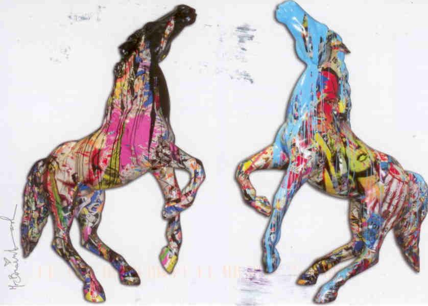 Mr. Brainwash horses (USA)